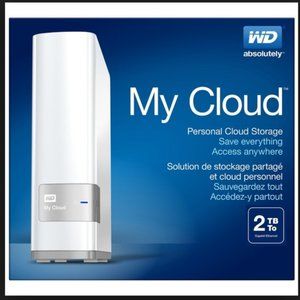 WD - My Cloud 2TB External Hard Drive (NAS) -White